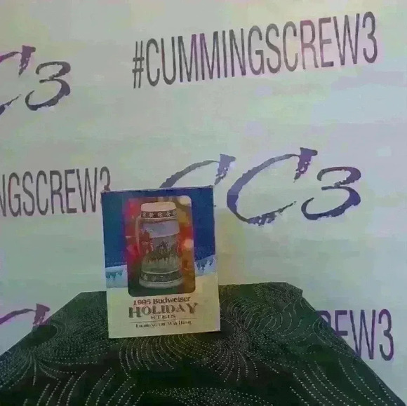 Budweiser Other - Anheuser  holiday stein. Brand new in box collectors nwt